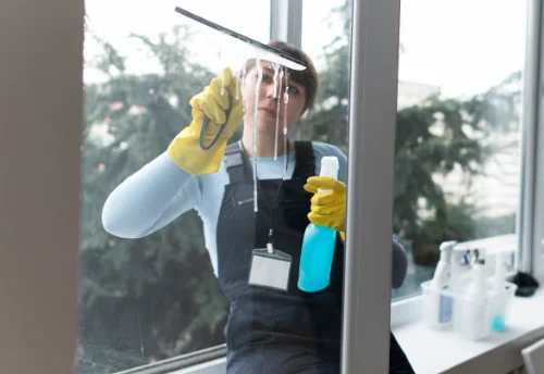 Nettoyage de vitres intérieures et extérieures à Échenon